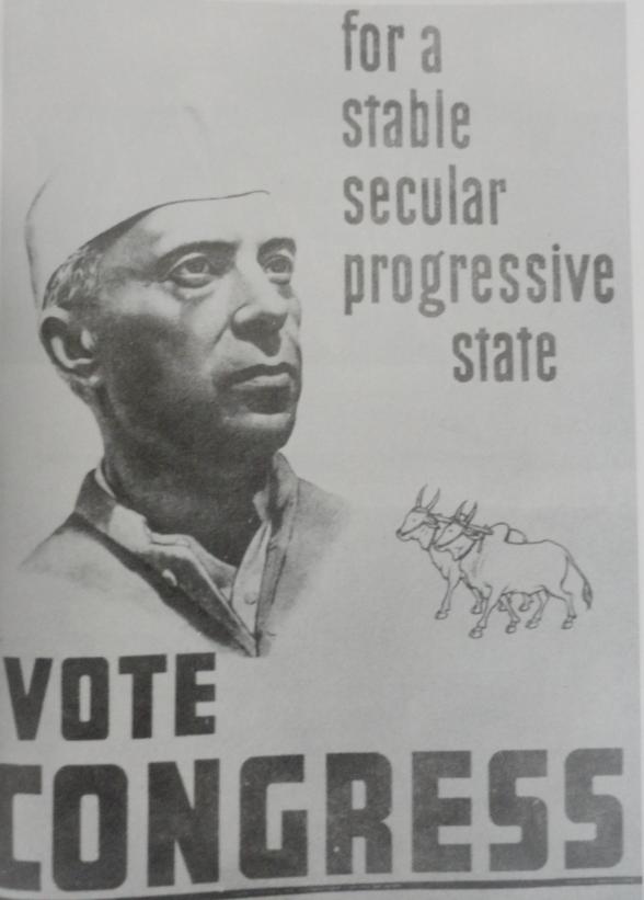 Congress Election Poster - 1952marathipizza