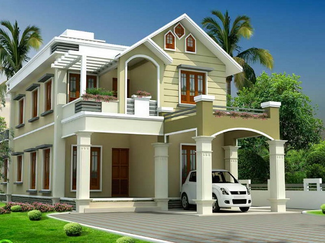 Beautiful-Houses-with-the-car InMarathi