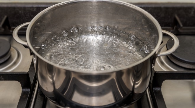 Boiling water InMarathi