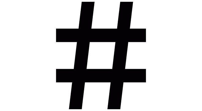 hashtag symbol InMarathi