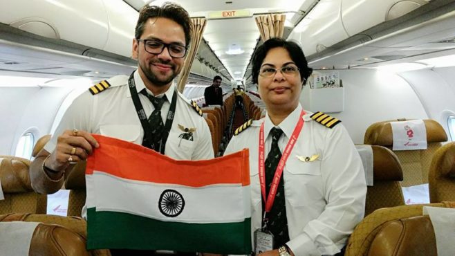 Air india's woman pilot saved passengers.Inmarathi3