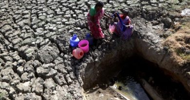 water shortage inMarathi