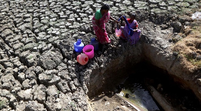 water shortage inMarathi