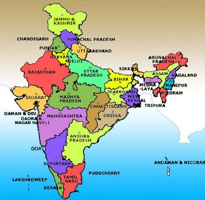 india map InMarathi