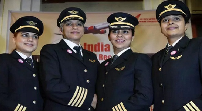 Indian Women pilots Inmarathi