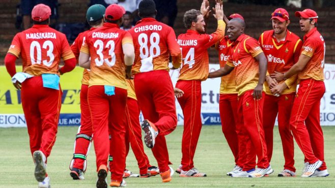 Zimbabwe cricket team inmarathi