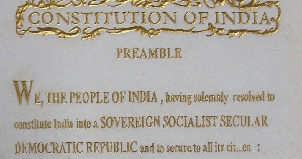 Constitution of India Inmarathi