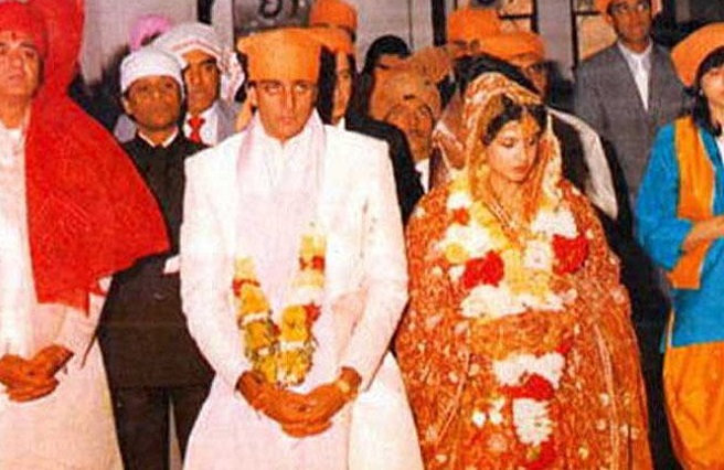 sanjay dutt richa wedding InMarathi