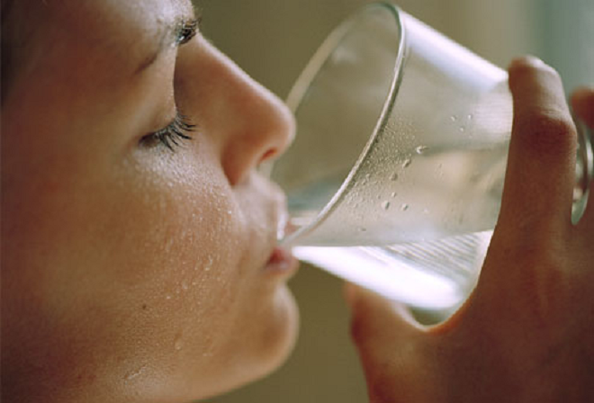 drinking warm water inmarathi