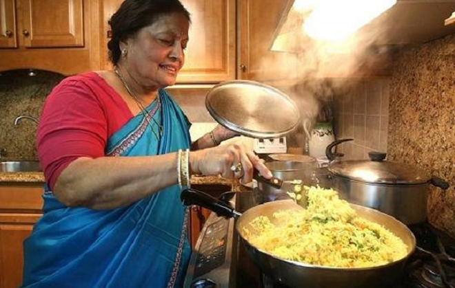 indian mom cooking inmarathi