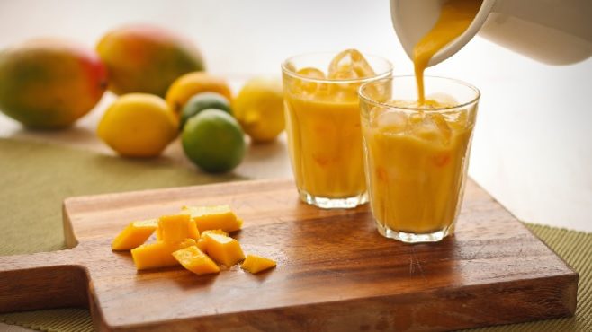 mango thick shake inmarathi