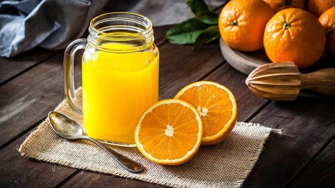 orange juice inmarathi