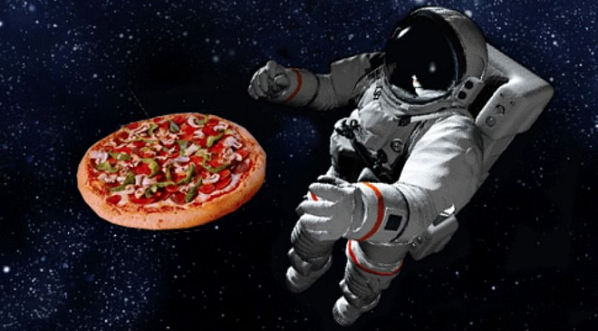 pizza in space inmarathi