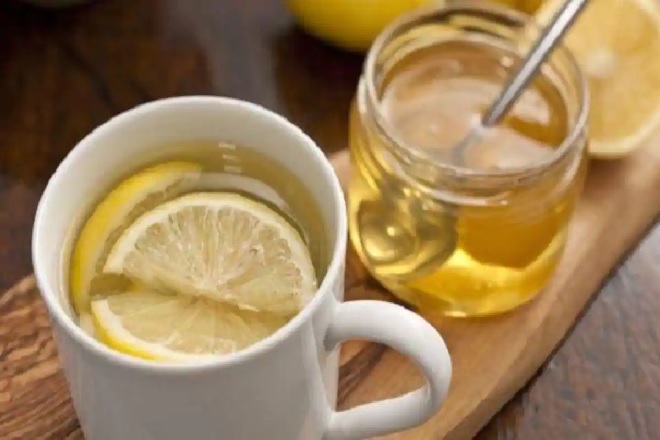 lemon honey water