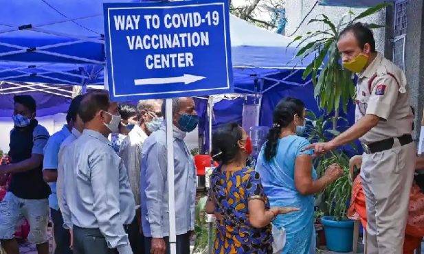 corona vaccination center inmarathi