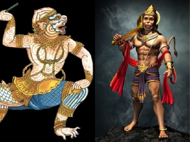 hanuman and makardhwaja inmarathi