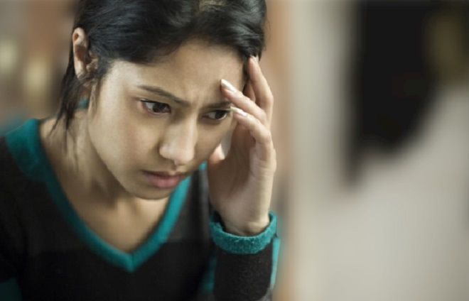 Stressed girl Inmarathi