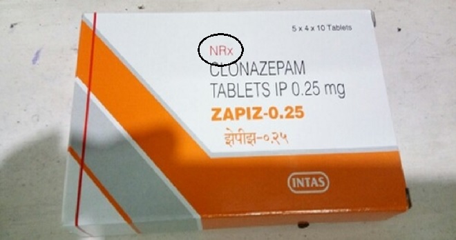 nrx on medicine strip inmarathi
