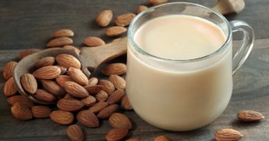 almond milk inmarathi