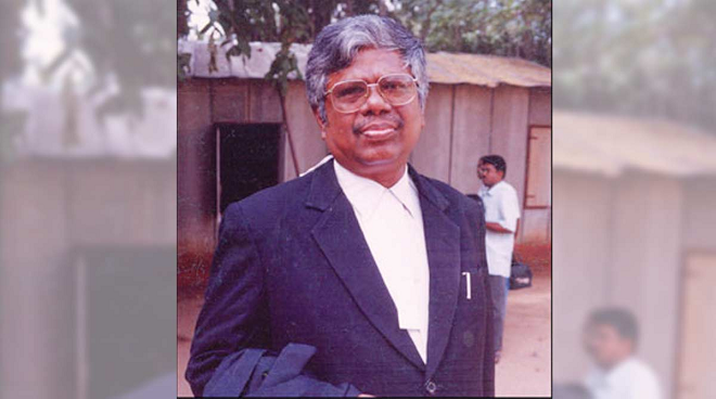 k chandru as lawyer inmarathi